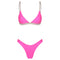 Pinky Beach Bikini in Flamingo Reversible